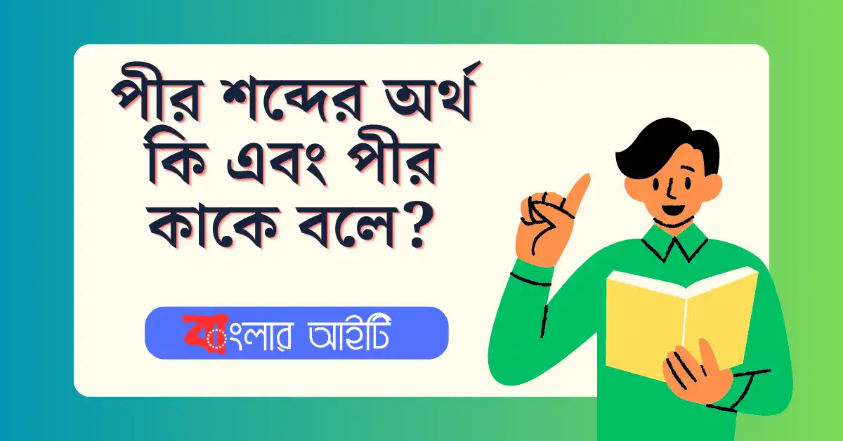 পীর শব্দের অর্থ কি এবং পীর কাকে বলে?