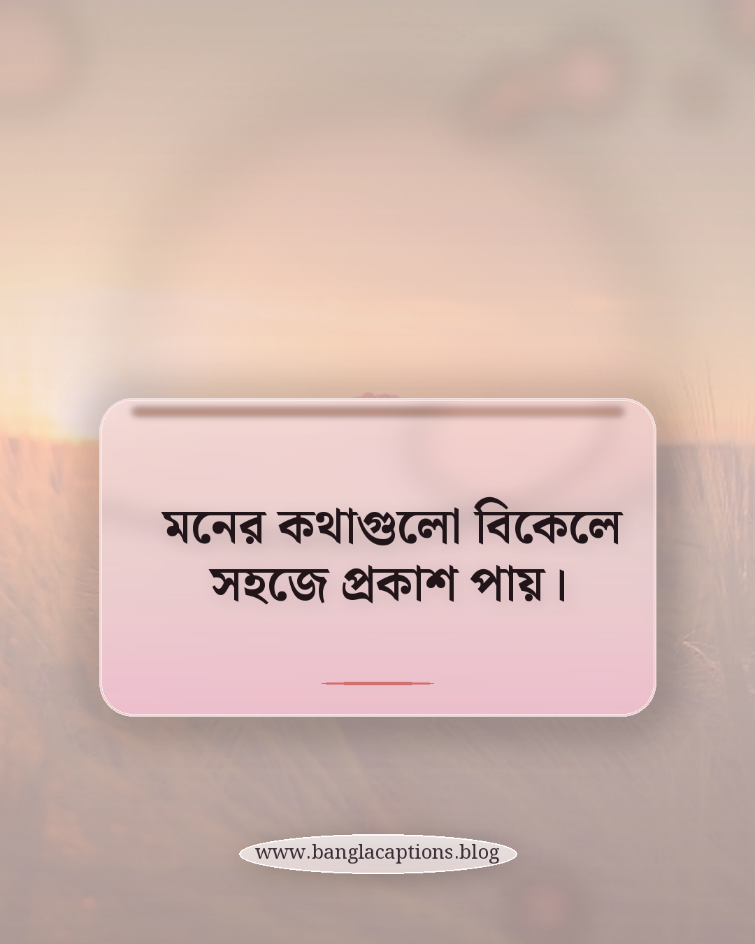 মনের কথাগুলো বিকেলে সহজে প্রকাশ পায়। - বিকেল বেলার ক্যাপশন কেন এত জনপ্রিয়?