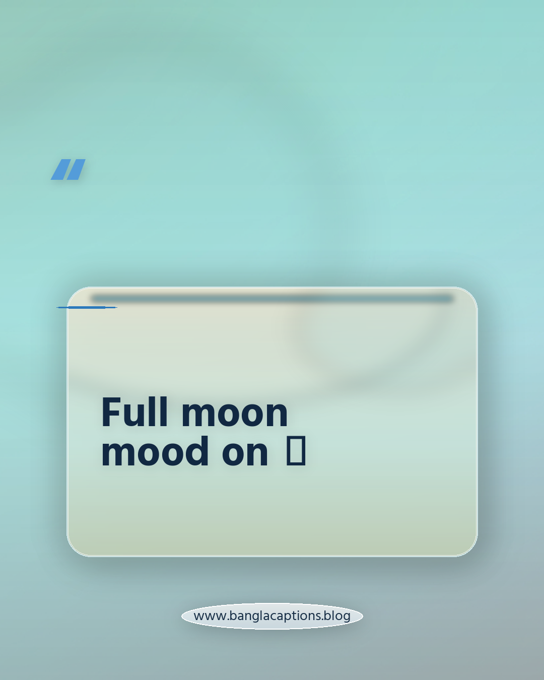 Full moon mood on 💫 - ফেসবুক ও ইনস্টাগ্রামের জন্য পূর্ণিমার চাঁদের ক্যাপশন