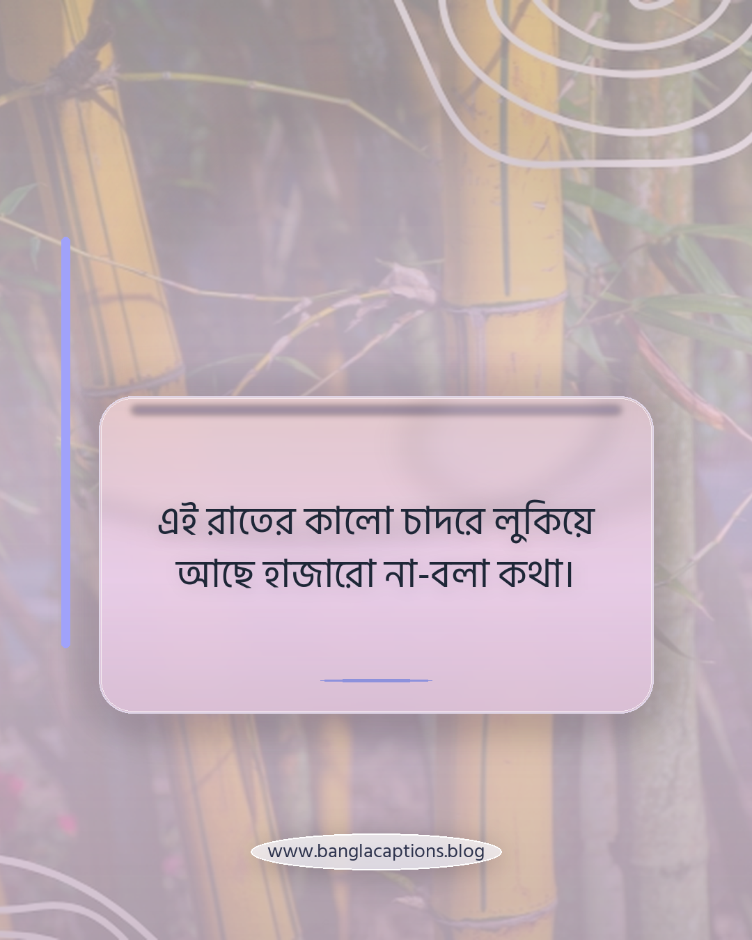 এই রাতের কালো চাদরে লুকিয়ে আছে হাজারো না-বলা কথা। - ঝড়ের রাত নিয়ে কবিতার লাইন
