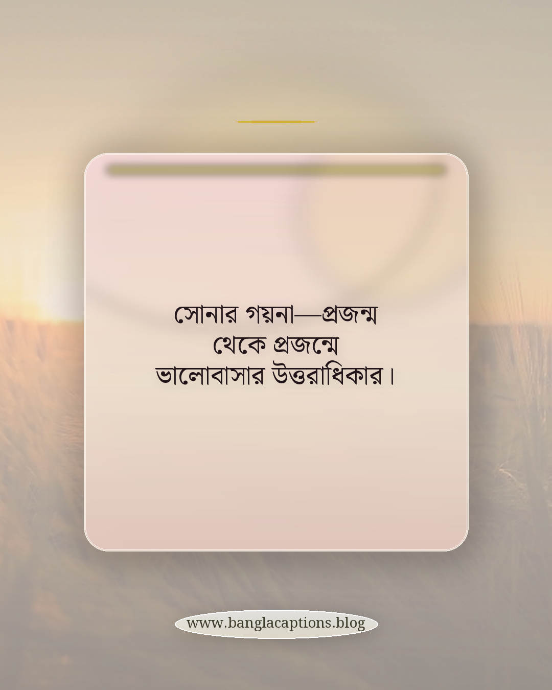 সোনার গয়না—প্রজন্ম থেকে প্রজন্মে ভালোবাসার উত্তরাধিকার। - স্বর্ণের গয়না নিয়ে স্ট্যাটাস