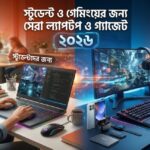 স্টুডেন্ট ও গেমিংয়ের জন্য সেরা ল্যাপটপ ও গ্যাজেট ২০২৬