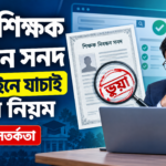 ভুয়া শিক্ষক নিবন্ধন সনদ অনলাইনে যাচাই করার নিয়ম fake-teacher-registration-certificate-thumbnail-1
